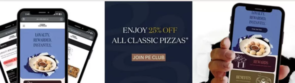 Pizza Express catalogue | Enjoy 25% Off All Classic Pizzas | 2026-01-15T00:00:00.000Z - 2026-04-17T00:00:00.000Z