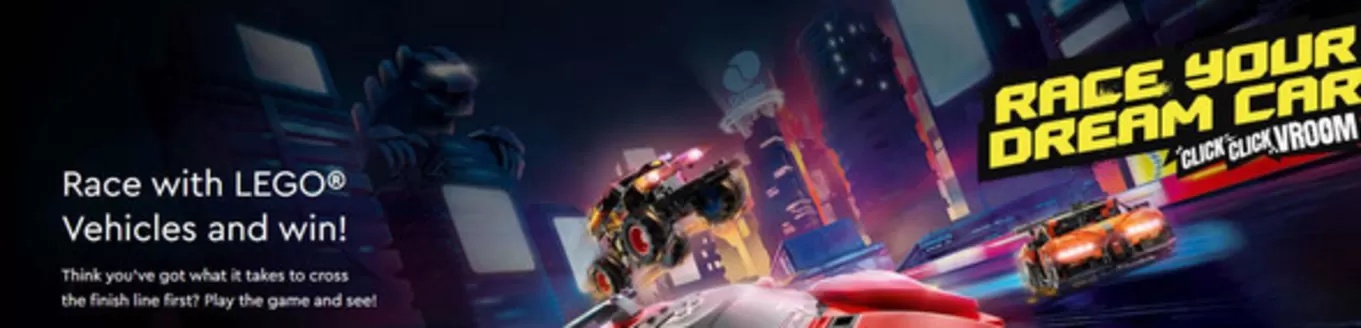 Lego catalogue in Mussafah | Race with LEGO® Vehicles and win! | 2026-04-03T00:00:00.000Z - 2026-04-21T00:00:00.000Z