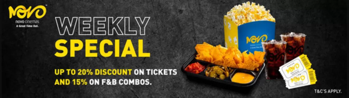 Novo Cinemas catalogue | Weekly Special | 2026-04-14T00:00:00.000Z - 2026-05-31T00:00:00.000Z