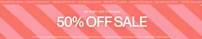 50% Off Of Sale