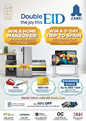 Jumbo catalogue in Sharjah | Eid Al Adha Offers | 2025-06-07T00:00:00.000Z - 2025-07-07T00:00:00.000Z