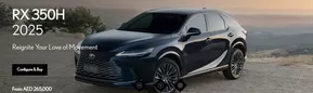 Lexus catalogue in Madinat Zayed | Lexus RX 350h 2025 | 2025-04-03T00:00:00.000Z - 2025-08-31T00:00:00.000Z