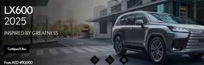 Lexus catalogue in Madinat Zayed | LX600 2025 | 2025-04-03T00:00:00.000Z - 2025-08-31T00:00:00.000Z