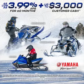 Yamaha catalogue | LET'S RIDE SNOWMOBILE. | 2025-04-24T00:00:00.000Z - 2025-12-31T00:00:00.000Z