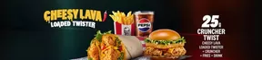 KFC catalogue in Dubai | Cheesy Lava Load Twister | 2025-05-05T00:00:00.000Z - 2025-06-06T00:00:00.000Z