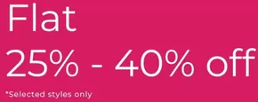 Flat 25% -40% Off