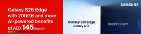 Etisalat catalogue in Dubai | Galaxy S25 Edge with 200GB at AED 145/month | 2025-06-02T00:00:00.000Z - 2025-06-13T00:00:00.000Z