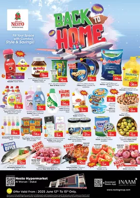 Nesto catalogue in Sharjah | Nesto BACK TO HOME, AL WARSAN | 2025-06-12T00:00:00.000Z - 2025-06-16T00:00:00.000Z