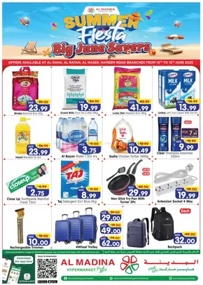Al Madina catalogue in Sharjah | Current bargains and offers | 2025-06-13T00:00:00.000Z - 2025-06-15T00:00:00.000Z