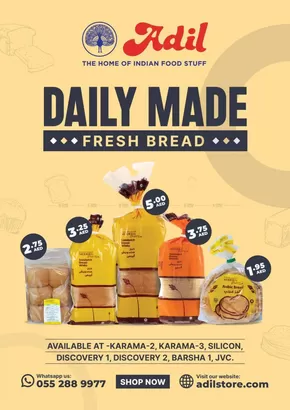 Al Adil catalogue in Dubai | Daily Made Fresh Bread | 2025-06-16T00:00:00.000Z - 2025-06-22T00:00:00.000Z