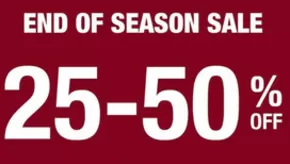 End Of Season Sale! 25-50% Off