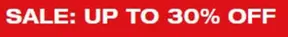 Sale Up To 30% Off