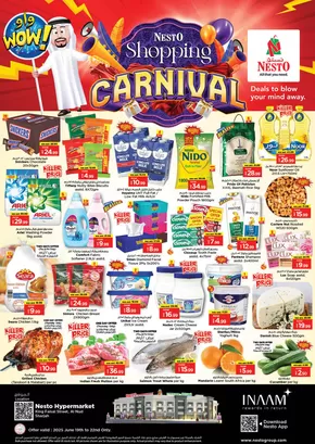 Nesto catalogue in Dubai | Nesto Shopping Carnival, King Faisal | 2025-06-19T00:00:00.000Z - 2025-06-23T00:00:00.000Z