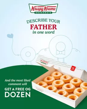 Krispy Kreme catalogue | Father’s Day Giveaway!  | 2025-06-19T00:00:00.000Z - 2025-06-22T00:00:00.000Z