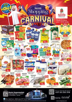 Nesto catalogue in Al Nahda | Current bargains and offers | 2025-06-19T00:00:00.000Z - 2025-06-23T00:00:00.000Z