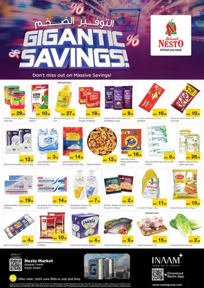 Nesto catalogue in Dubai | Gigantic Savings At Nesto Hypermarket Arjan | 2025-06-30T00:00:00.000Z - 2025-07-03T00:00:00.000Z