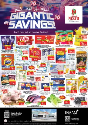 Nesto catalogue in Dubai | Nesto Gigantic Savings, Al Wahda | 2025-06-30T00:00:00.000Z - 2025-07-03T00:00:00.000Z